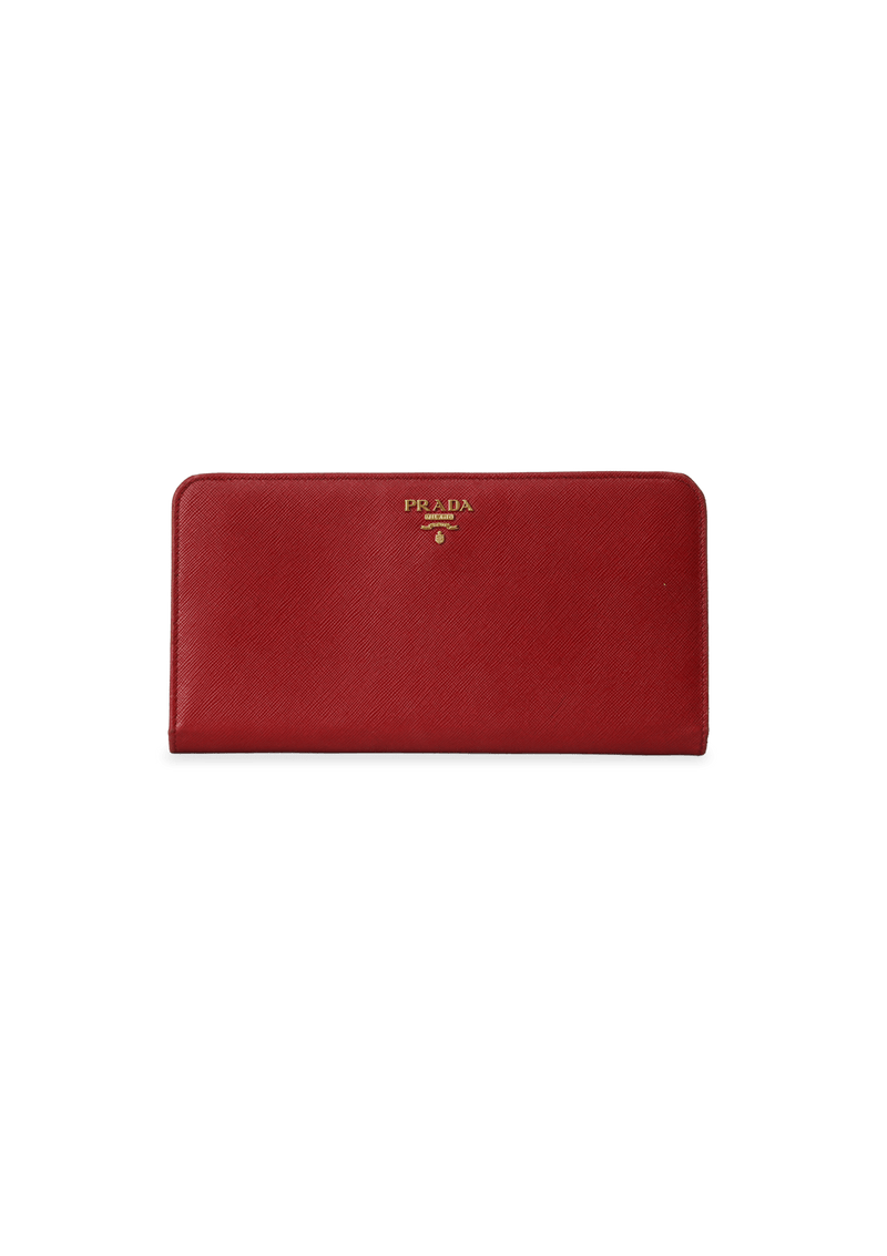 SAFFIANO ZIP AROUND WALLET