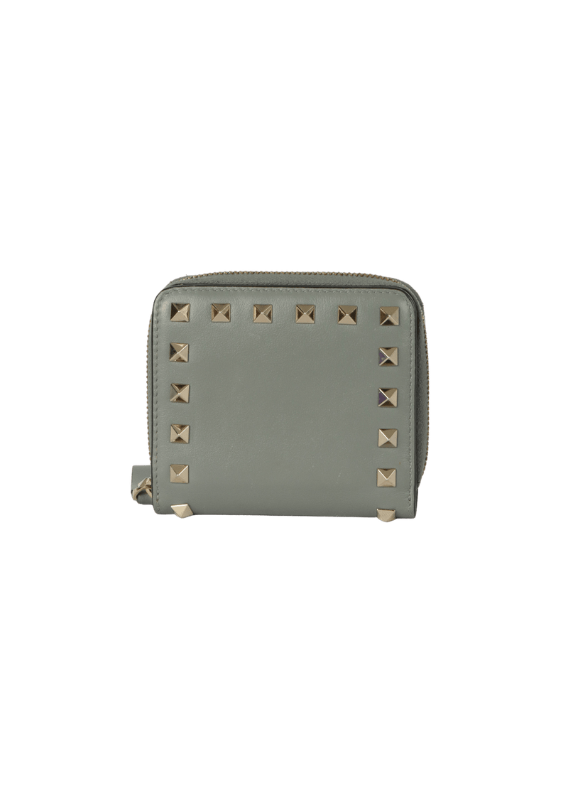 ROCKSTUD COMPACT ZIP WALLET