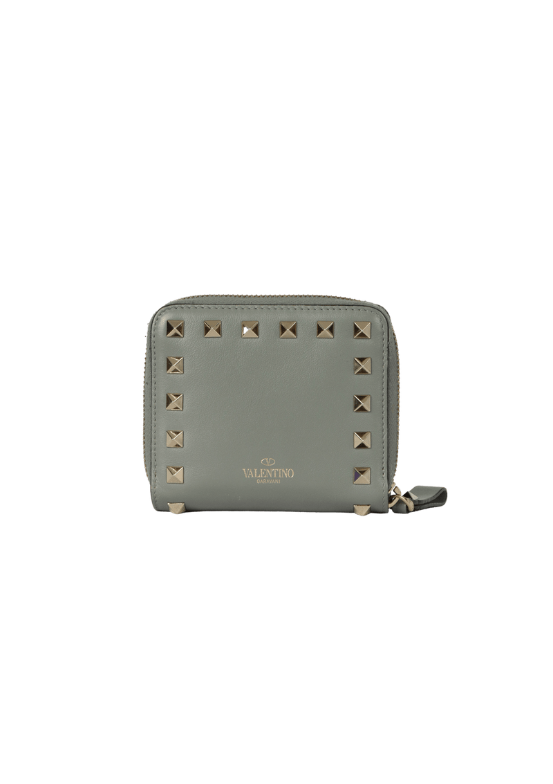 ROCKSTUD COMPACT ZIP WALLET