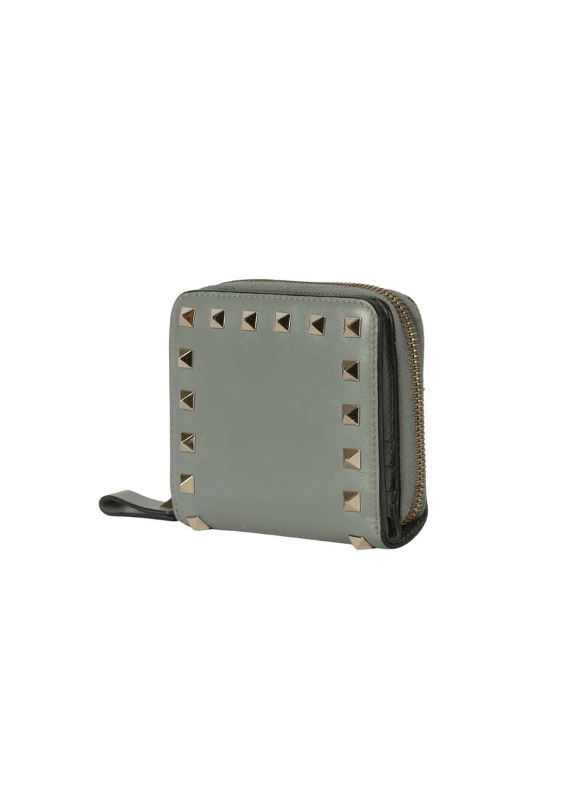 ROCKSTUD COMPACT ZIP WALLET