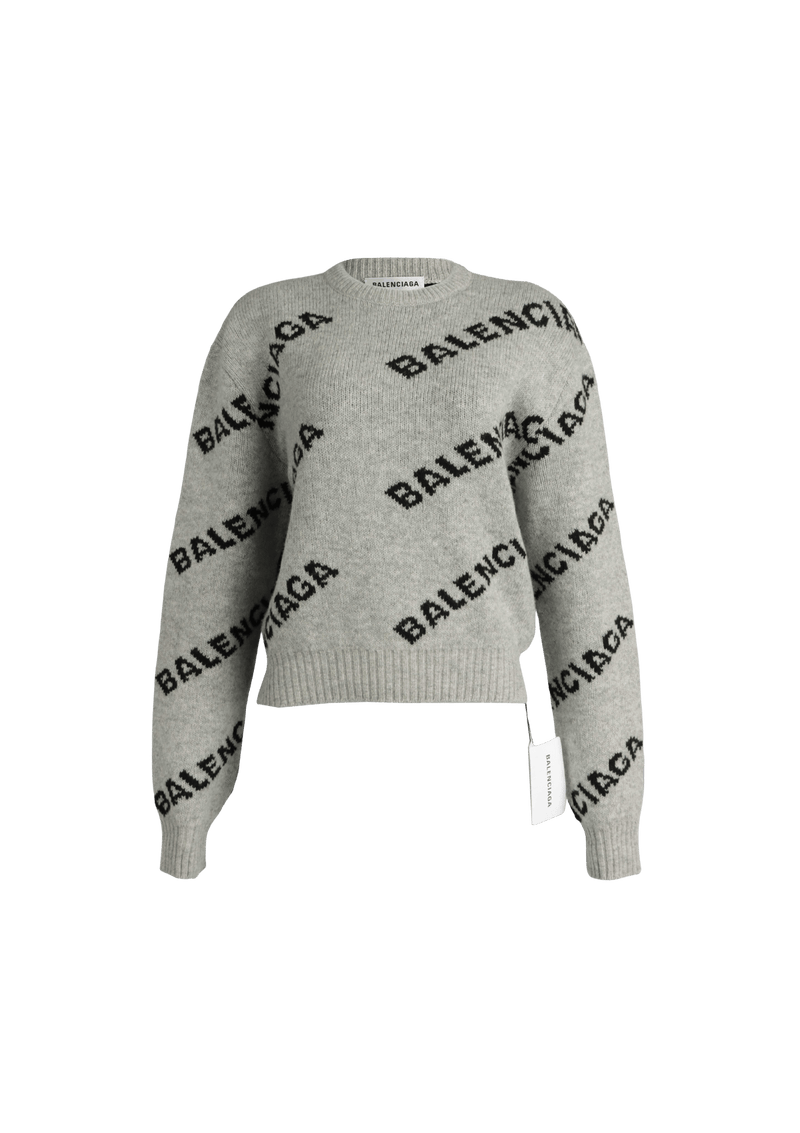 INTARSIA KNIT SWEATSHIRT 34