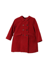 KIDS VELVET TRENCH COAT 3Y