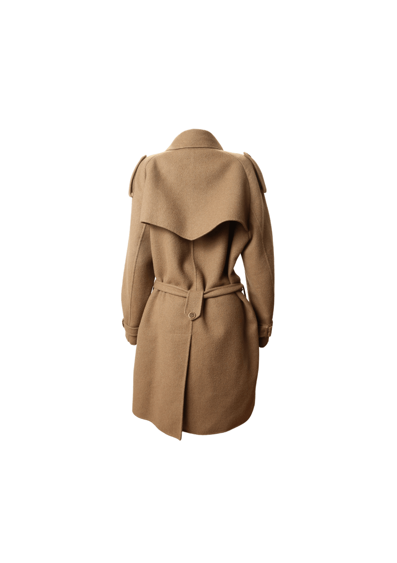 CASHMERE TRENCH COAT 46