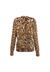 ANIMAL PRINT SWEATER M