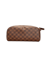 DAMIER ÉBÈNE DOPP KIT TOILET POUCH