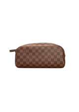 DAMIER ÉBÈNE DOPP KIT TOILET POUCH