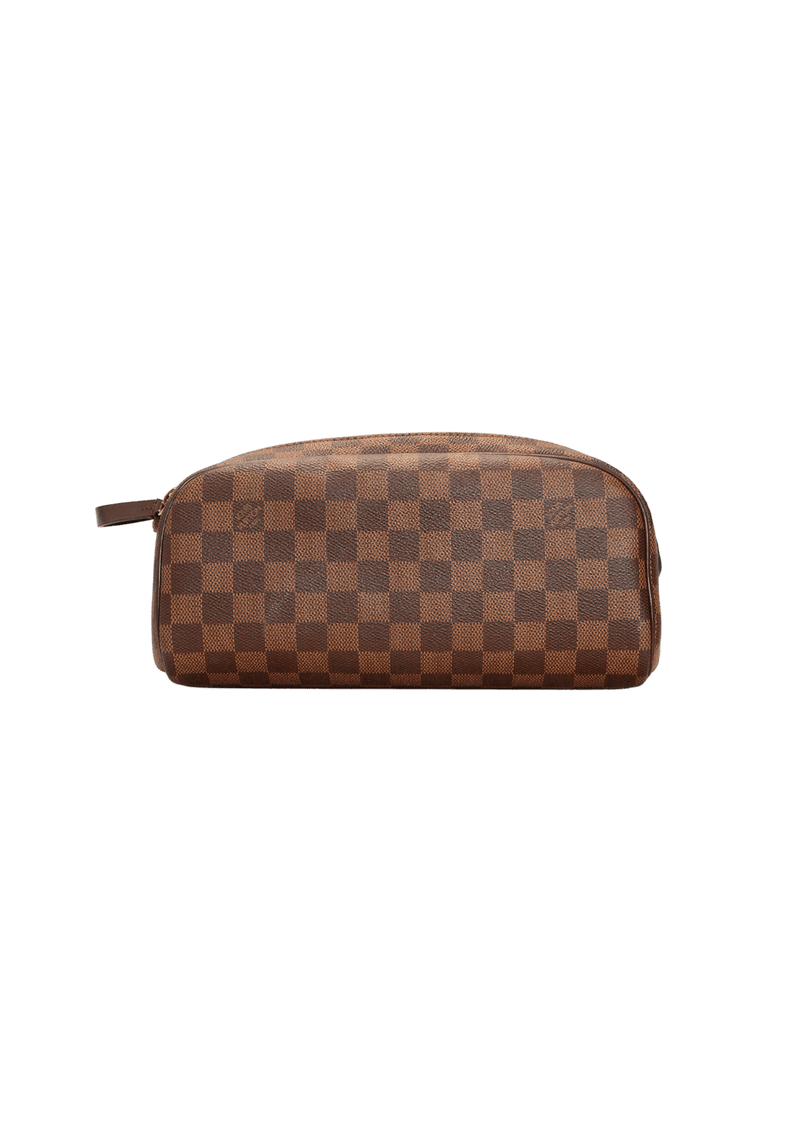 DAMIER ÉBÈNE DOPP KIT TOILET POUCH