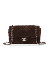 MEDIUM CLASSIC SINGLE FLAP SUEDE