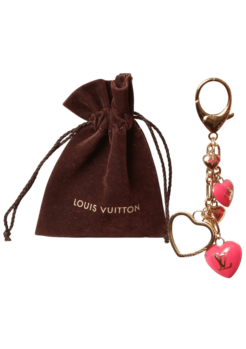 Louis Vuitton Coeurs Heart Bag Charm Keychain