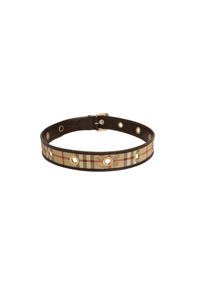 HAYMARKET CHECK BELT 80