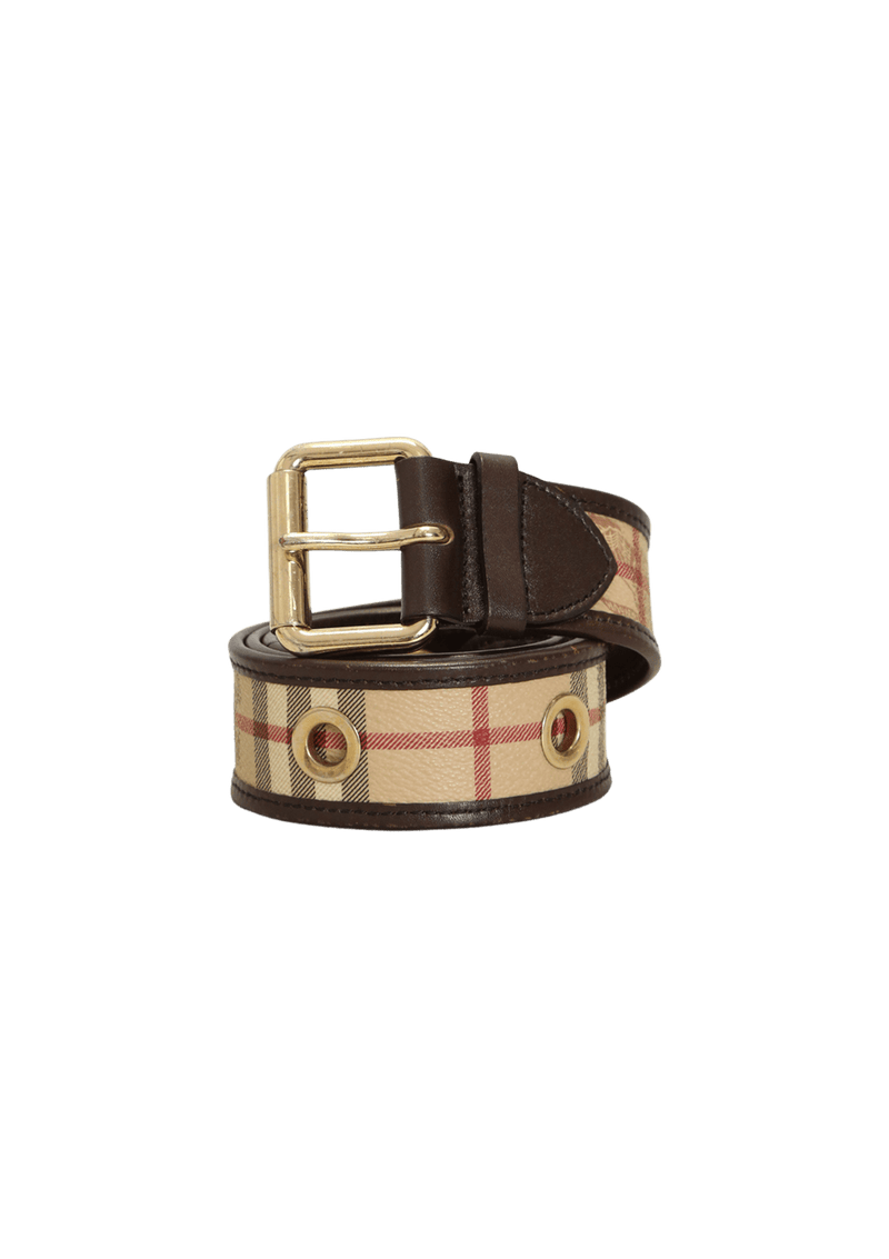 HAYMARKET CHECK BELT 80