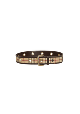 HAYMARKET CHECK BELT 80