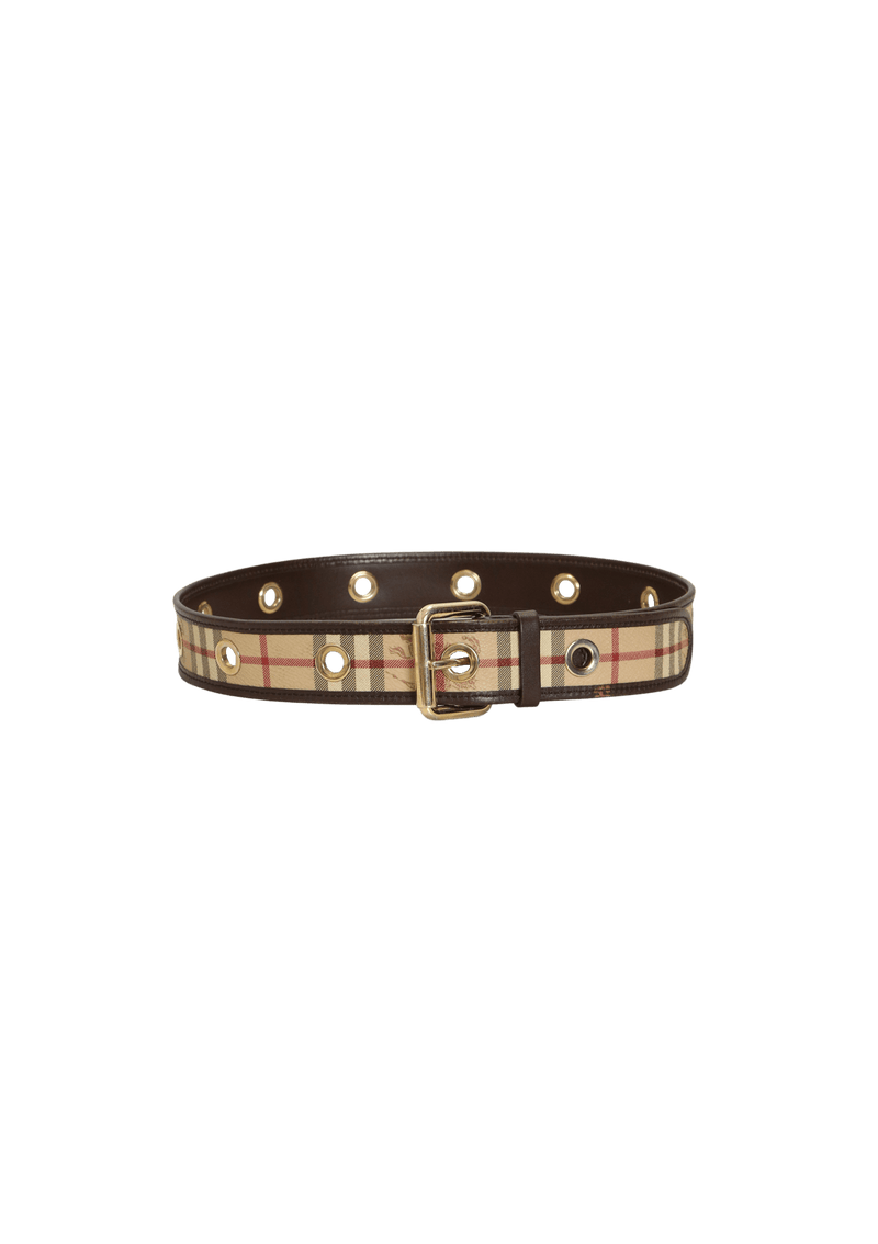 HAYMARKET CHECK BELT 80