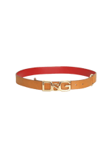 LOGO LEATHER BELT