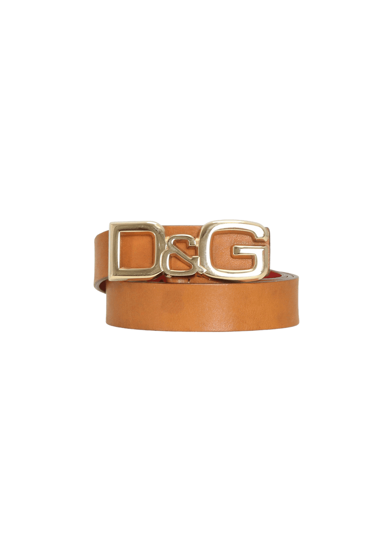 LOGO LEATHER BELT