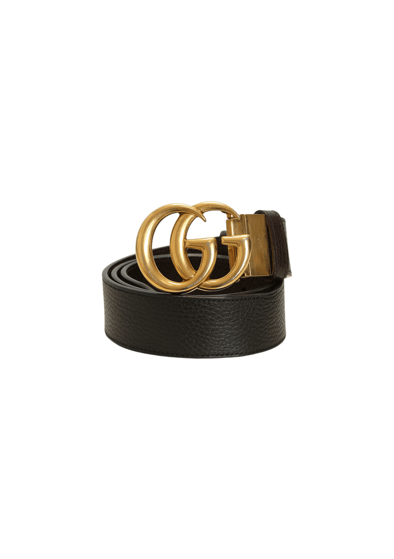 DOUBLE G LOGO BELT REVERSIBLE 85