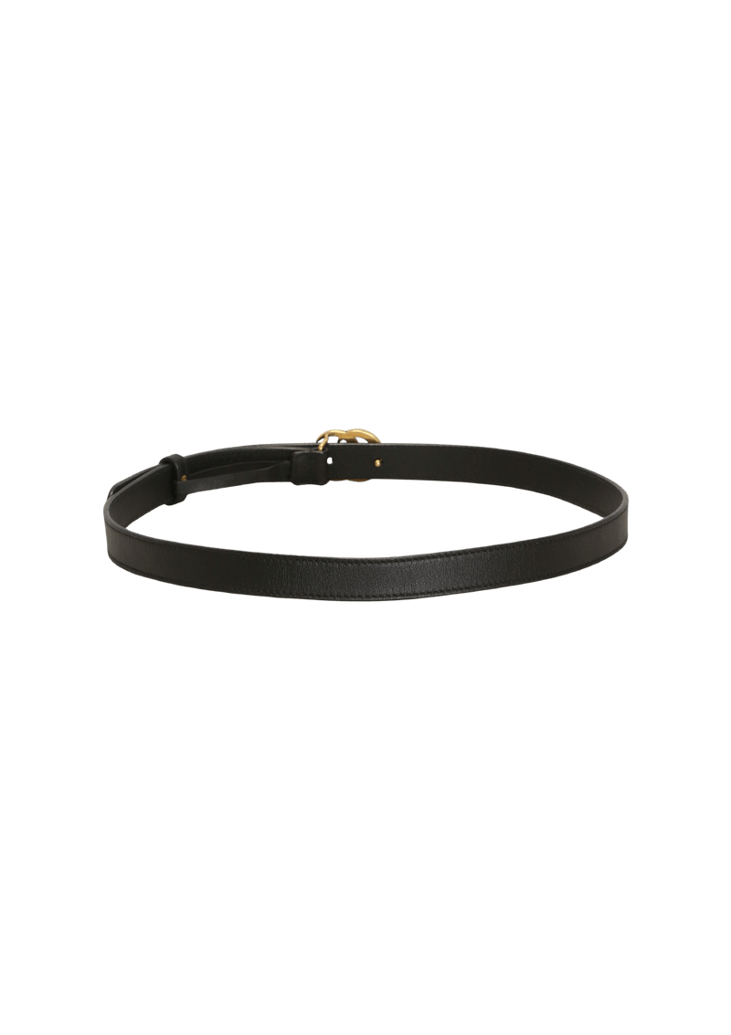 DOUBLE G LOGO BELT THIN 85