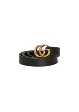 DOUBLE G LOGO BELT THIN 85