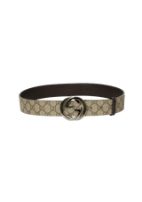 GG PLUS MONOGRAM INTERLOCKING G BELT 90