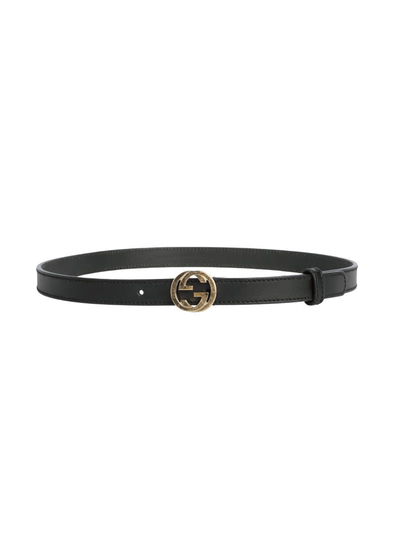 INTERLOCKING G LOGO BELT 80