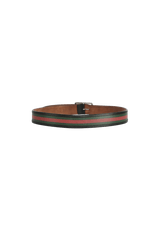 LEATHER WEB BELT 95