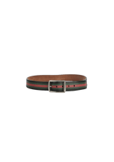 LEATHER WEB BELT 95