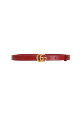 SLIM DOUBLE G LOGO BELT 85