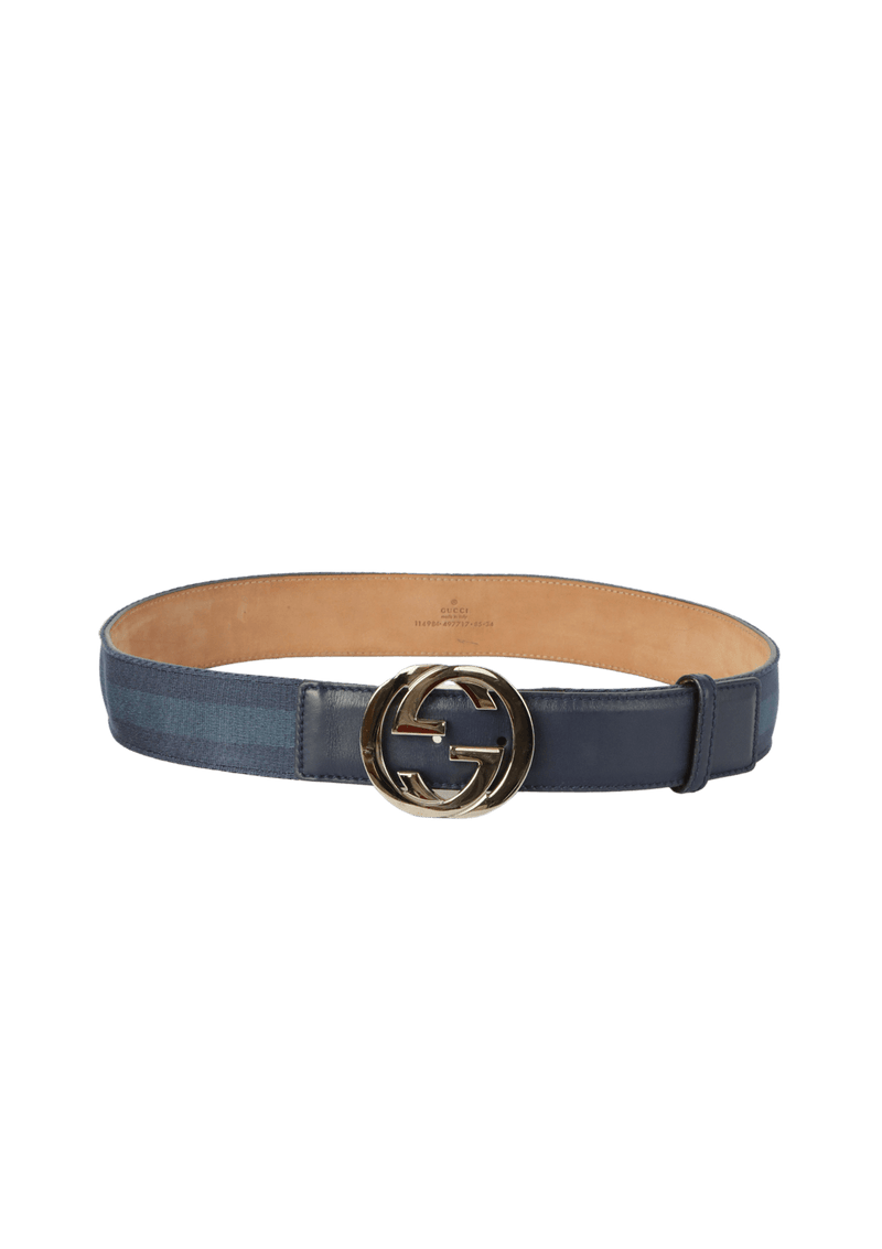 WEB INTERLOCKING G LOGO BELT 85