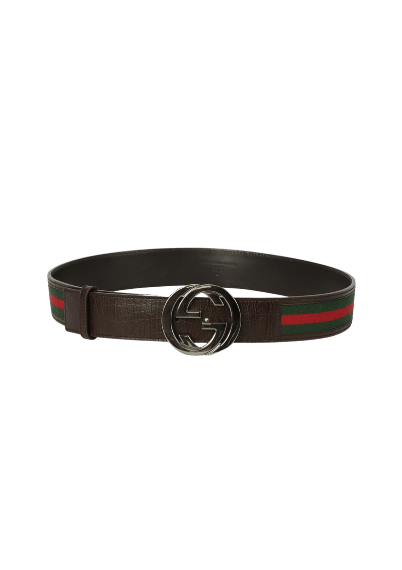 WEB INTERLOCKING G LOGO BELT 85