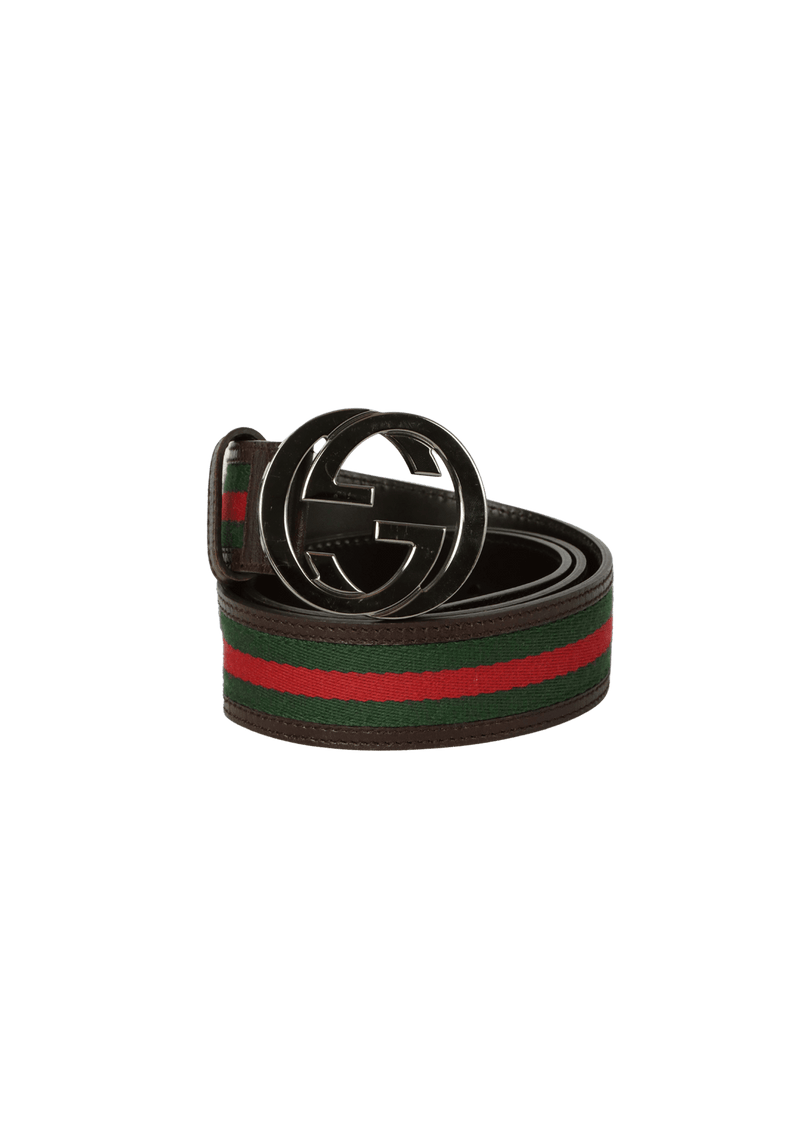 WEB INTERLOCKING G LOGO BELT 85