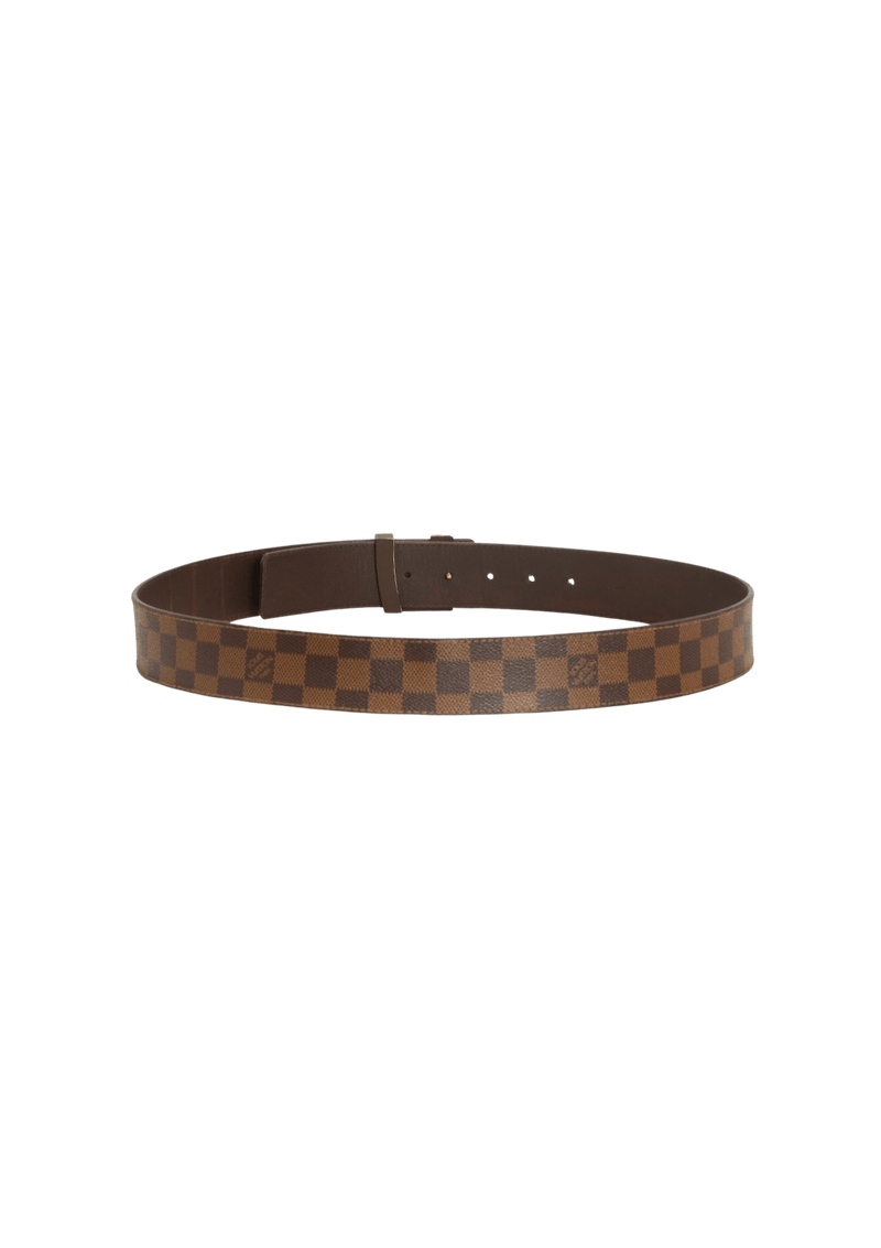 DAMIER ÉBÈNE INITIALES BELT 40