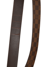 DAMIER ÉBÈNE INITIALES BELT 40