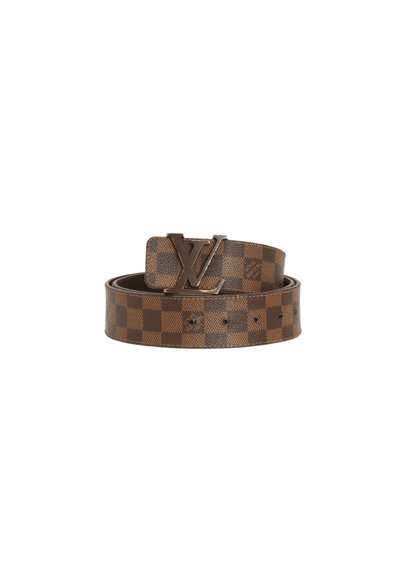 DAMIER ÉBÈNE INITIALES BELT 40