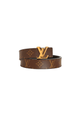 MONOGRAM LV INITIALES REVERSIBLE BELT 90