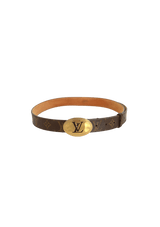 MONOGRAM OVAL CUT BELT 90