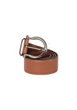 GANCIO BUCKLE LEATHER BELT 85