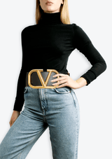 REVERSIBLE VLOGO BELT 80