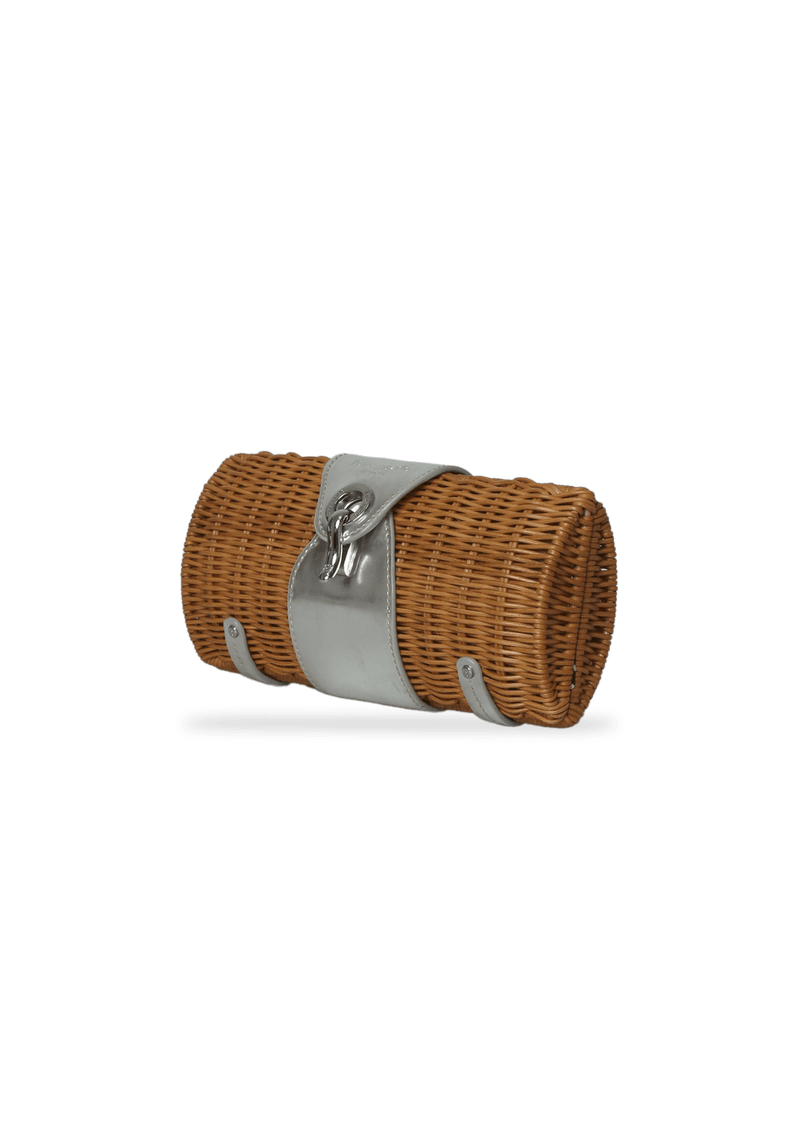 WICKER CLUTCH