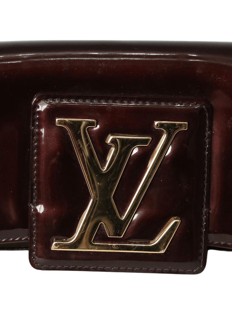 Louis Vuitton Amarante Vernis Pochette SoBe Clutch Bag - Yoogi's