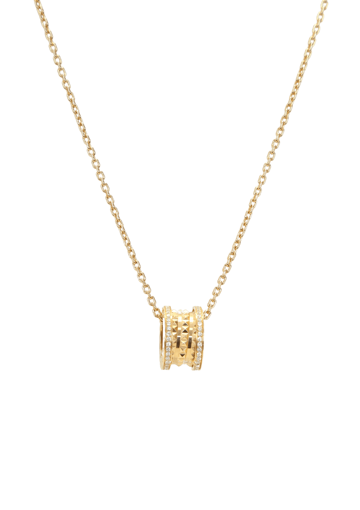 アクセサリー G.loser COLAR BVLGARI DIAMOND B.ZERO1 18K NECKLACE OURO AMARELO ORIGINAL