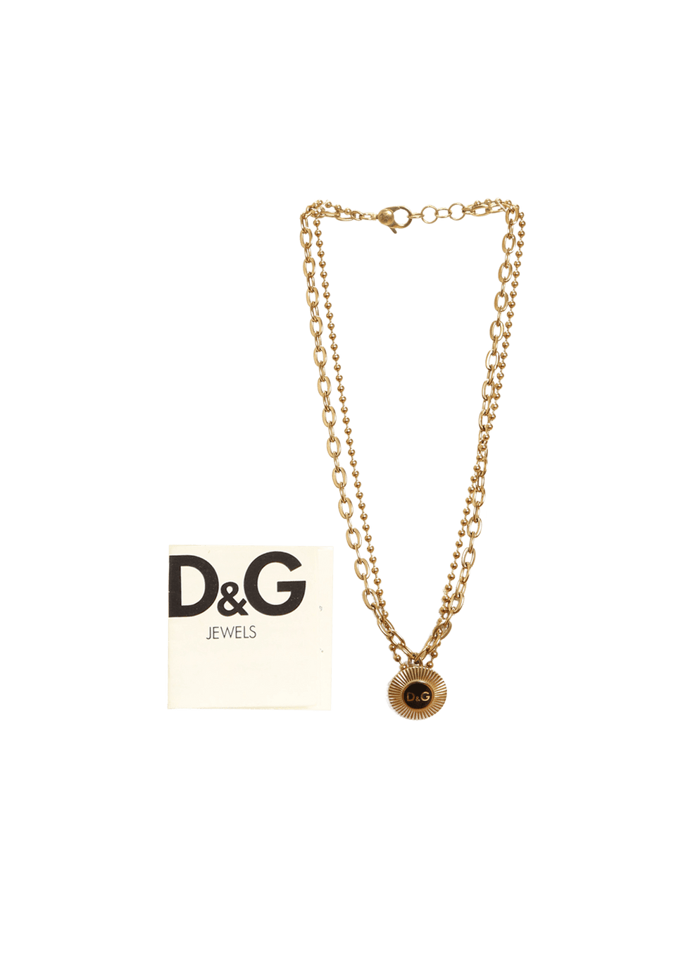 COLAR DOLCE & GABBANA CHAIN-LINK NECKLACE DOURADO ORIGINAL – Gringa