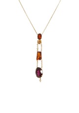 PEDRAS GRANADAS 18K NECKLACE
