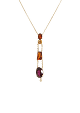 PEDRAS GRANADAS 18K NECKLACE