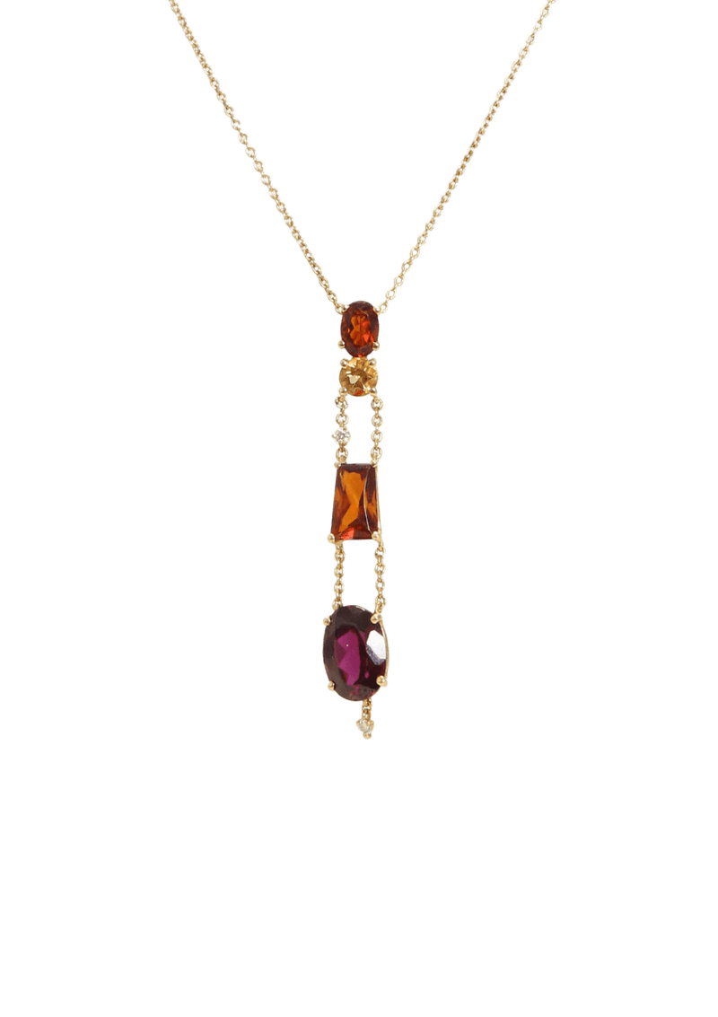 PEDRAS GRANADAS 18K NECKLACE