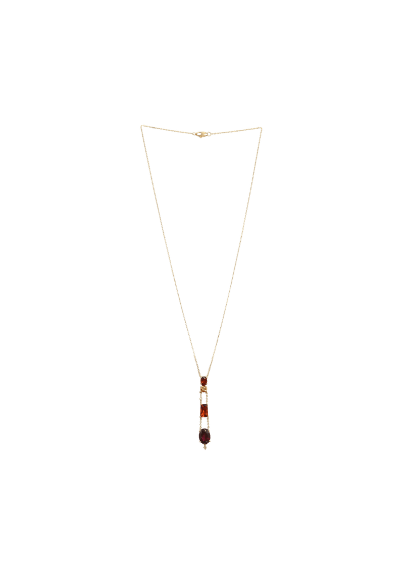 PEDRAS GRANADAS 18K NECKLACE