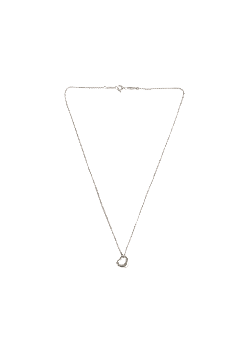 ELSA PERETTI OPEN HEART SILVER NECKLACE