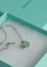 "RETURN TO TIFFANY" DOUBLE HEART NECKLACE