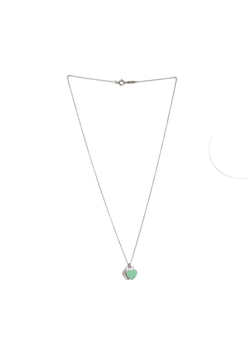 "RETURN TO TIFFANY" DOUBLE HEART NECKLACE