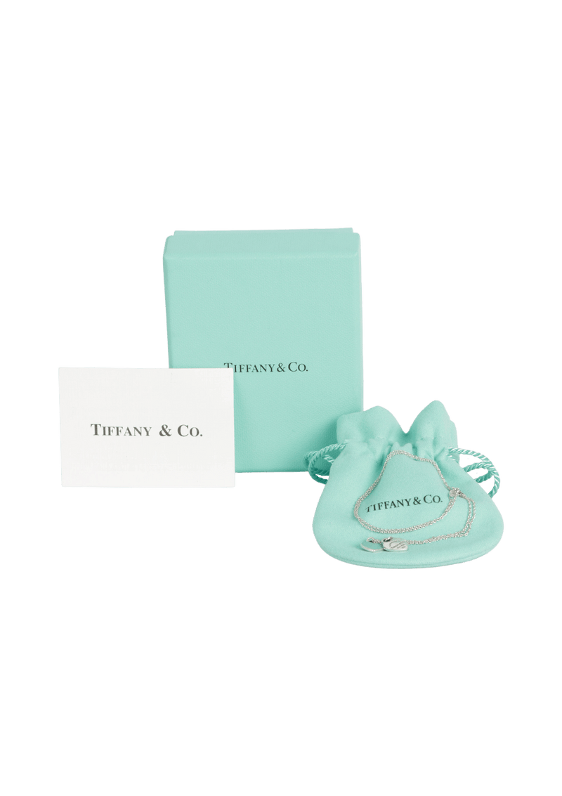 "RETURN TO TIFFANY" DOUBLE HEART TAG NECKLACE