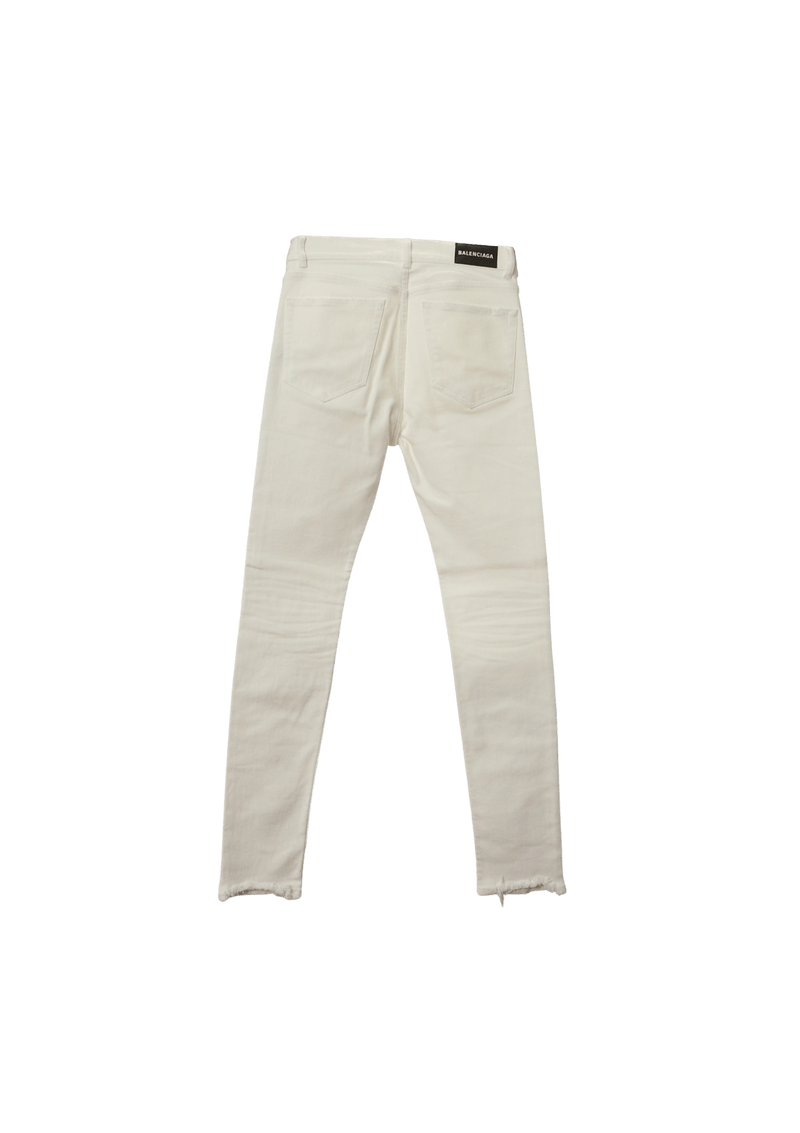 MID-RISE SKINNY LEG JEANS 38